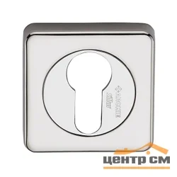 Накладка квадратная под евроцилиндр ARCHIE SILLUR CL-C P.CHROME хром