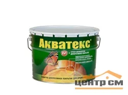 Основа алкидная Акватекс 2 в 1 - махагон 10л УФ-защита, влажн. древесина 40%
