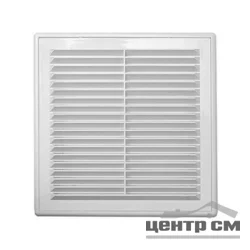 Решетка вентиляционная вытяжная наклонная с сеткой, без рамки АБС 194х194, бел., ЭРА