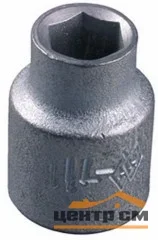 Головка торцевая, оцинкованная 1/2", 14мм "НИЗ"