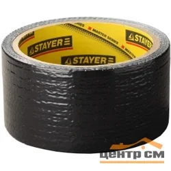 Лента клейкая армированная 48 мм х 10 м STAYER "MASTER" UNIVERSAL, влагостойкий, черный
