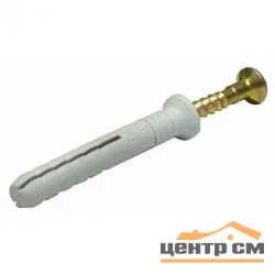Дюбель-гвоздь 10x120 с бортом полипропилен SM-L (уп 50шт) Tech-KREP