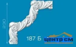 Элемент угловой для молдинга ФОРМАТ (упак - 4шт , коробка - 10упак) 187 Б