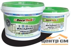 Краска ВД фасадная матовая латексная DecoTech Eco 14кг