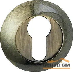 Накладка под евроцилиндр BUSSARE круглая B0-10 ANT.BRONZE античная бронза