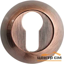 Накладка под евроцилиндр BUSSARE круглая B0-10 ANT.COPPER античная медь
