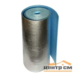Фольгированный двусторонний Тепофол В 05мм (30 кв.м) (отражающий слой на основе металлизированной пленки) рулон длина 25м * ширина 1,2м