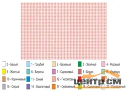 Клеенка ПВХ Колорит на тканевой основе 1,26-1,30х25м 064/13