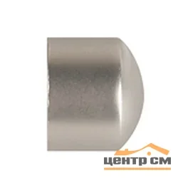 Заглушка для трубы d16/19мм серебро матовое (в упаковке 2шт)
