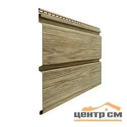 Сайдинг виниловый Docke Люкс Брус L=3,6м, H=0.3м (пл=1.08м2) кедр