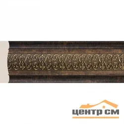 Багет интерьерный COSCA, "Антик", молдинг 120, "Античная медь" 2400 мм/16 арт.162-767