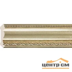 Багет интерьерный COSCA, "Антик", Карниз 107, "Матовое золото" 2500 мм/12 арт.154-933
