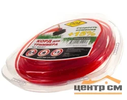 Леска в блистере 2,4мм 15 м звезда, красный,"Speed line", DDE