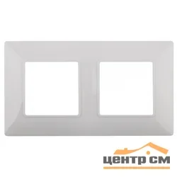 Рамка двухместная Эра22 Elegance, белый, арт.14-5002-01