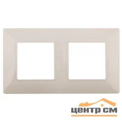 Рамка двухместная Эра22 Elegance, слоновая кость, арт.14-5002-02