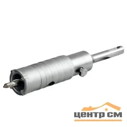 Коронка твердосплавная ударная D=30 мм, SDS- Plus, ПРАКТИКА, клипса