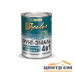 Грунт-эмаль по ржавчине 4 в 1 быстросохнущая темно-серая 1,8 кг (сушка 5 часов) ВИТ color