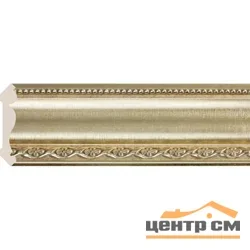 Багет интерьерный COSCA, "Антик", Карниз 70, "Матовое золото" 2500 мм/24, арт.155-933