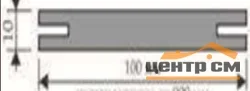 Добор ДВЕРИ РЕГИОНОВ телескопический 100*10*2070 М эмаль белая теплая(А)