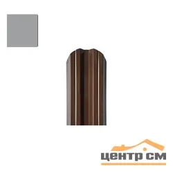Штакетник металлический STYNERGY М-образный фигурный 0.4 мм, PE RAL 7004 (сигнально-серый), ширина 108мм, длина 1.3 м.п.