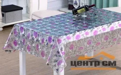 Клеенка прозрачная 3D c принтом 1,37х20м, ТС207-001-K07