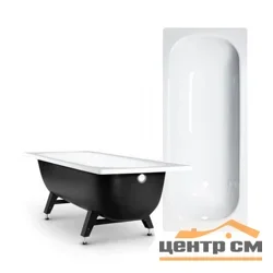 Ванна полимерная Reimar "Белая орхидея" 1,6*0,7м с ножками (ВИЗ)
