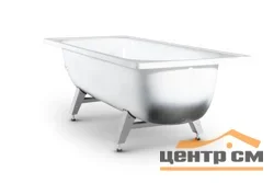 Ванна стальная эмалированная Antika "Белая орхидея" 1,5*0,7м с ножками (ВИЗ)
