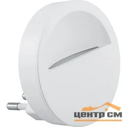 Светильник-ночник Feron FN1121 0,45W 230V круг, белый