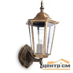 Фонарь уличный Feron 6101, 60W 230V E27 черное золото