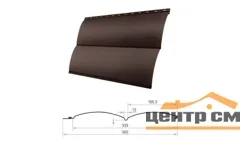М/Сайдинг Stynergy SteelArt **, Блок-хаус гофрированный, толщина 0.45 мм, размер 0,365*м2