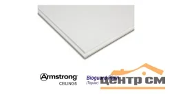 Плита потолочная ARMSTRONG Bioguard Plain Tegular 24 600x600x15 мм белый (5,76кв.м/уп)