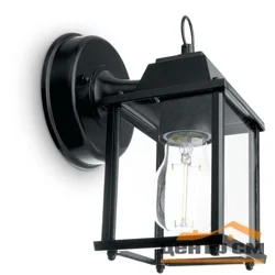 Фонарь уличный Feron PL200 60W E27 230V, черный