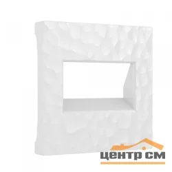 Накладка Werkel Hammer для двойной розетки Еthernet RJ-45 белая, W1291101