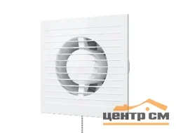 Вентилятор A 4-02 осевой вытяжной с тяговым выключателем D 100, ЭРА
