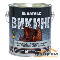 Антисептик лессирующий Акватекс ВИКИНГ для дерева тик 2,5 л