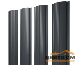 Штакетник металлический Grand Line Slim полукруглый 0.45 мм Принт Элит **, длина *пог.м