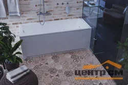 Ванна AQUATEK "Либра" NEW 160х70 пустая (с фронт.экраном), с каркасом и сливом-переливом
