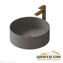 Раковина накладная GROSSMAN 400 х 400 х 120 мм, арт.GR-3013GM, серая матовая