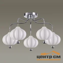 Люстра 4458/5C COMFI LN20 084 хром, белый E27 5*60W 220V JULIET*