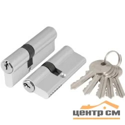 Цилиндр Ajax (Аякс) AX100/60 mm (25+10+25) CP хром 5 ключей