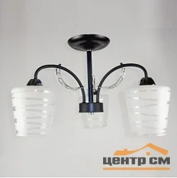 Люстра 12135/3BK+CR WT
