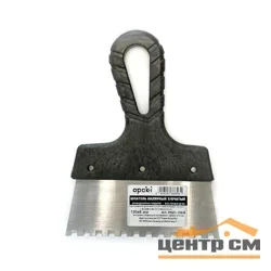 Шпатель зубчатый 150мм, зуб 6х6 мм, OPOKI PSZ1-150/6
