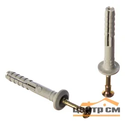 Дюбель-гвоздь 6x40 с бортом (ведро 100шт) SteelRex