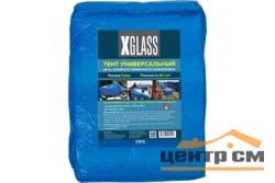 Тент строительный X-Glass, 5х6 м, 80 гр/м2, полиэтиленовый, 4-х слойный, ламинированный