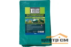 Тент строительный X-Glass, 4х6 м, 120 гр/м2, полиэтиленовый, 3-х слойный, ламинированный