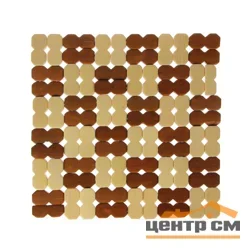 Подставка под горячее 888-028/ бамбук "Клетка" 20*20см GD007-3