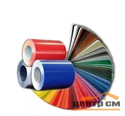 Штрипс Металлпрофиль Valori DarkGrey, 0.5 мм, 0,625*80 м.п., пл=50м2