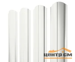Штакетник металлический Grand Line Slim полукруглый фигурный двусторонний 0.45 мм RAL **, длина *пог.м
