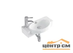Раковина AQUATEK 51x27 подвесная, отверстие под смеситель слева, белая