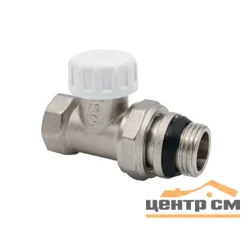 Клапан регулирующий для радиатора с уплотнением прямой вн-нар 3/4" AQualink